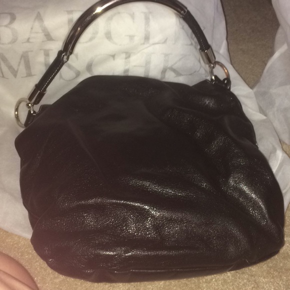 Authentic BADGLEY MISCHKA BLACK LEATHER PURSE - Picture 5 of 6